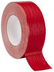 Intertape - 2" x 55m Red Duct Tape - 9 mil, Rubber Adhesive, Polyethylene Cloth Backing, 18 Lb/ln Tensile Strength, 32°F to 160°F, Series AC20 - Exact Tooling