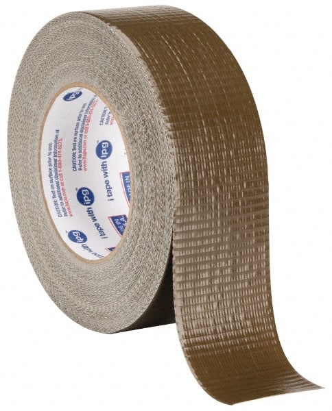 Intertape - 2" x 55m Green Duct Tape - 9 mil, Rubber Adhesive, Polyethylene Cloth Backing, 18 Lb/ln Tensile Strength, 32°F to 160°F, Series AC20 - Exact Tooling