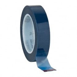 Intertape - 1" Wide x 72 Yd Long Blue Polyester Film Masking Tape - Series 6120, 3.2 mil Thick, 25 In/Lb Tensile Strength - Exact Tooling
