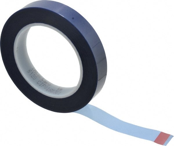 Intertape - 3/4" Wide x 72 Yd Long Blue Polyester Film Masking Tape - Series 6120, 3.2 mil Thick, 25 In/Lb Tensile Strength - Exact Tooling