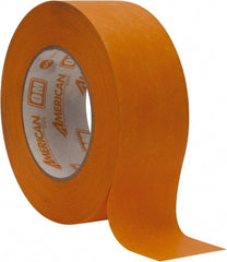 Intertape - 2" Wide x 60 Yd Long Orange Paper Masking Tape - Series Orange Mask, 7.3 mil Thick, 23 In/Lb Tensile Strength - Exact Tooling