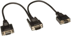 Tripp-Lite - 1' Long, HD15/HD15 Computer Cable - Black, Male, Female x Female - Exact Tooling