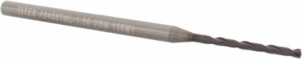 Walter-Titex - 1.5mm, 140° Point, Solid Carbide Micro Drill Bit - Exact Tooling