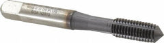 Accupro - M8x1.25 Metric Coarse D9 Thread Limit Plug Thread Forming Tap - Powdered Metal High Speed Steel, TiCN Finish, 2-23/32" OAL - Exact Tooling
