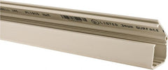 Hubbell Wiring Device-Kellems - 1-1/2m Long x 1.04 Inch Deep x 1.38 Inch Wide, PVC Raceway - Snap On, 1 Channel, White - Exact Tooling