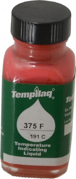 Tempil - 375°F Temp Indicating Liquid - 2 Ounce Container, 191°C - Exact Tooling