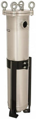 Pentair - 2 Inch, Aluminum, Bag Filter Housing - FNPT End Connection, 200 GPM Max Flow - Exact Tooling