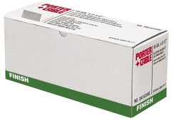Porter-Cable - 15 Gauge 2" Long Finishing Nails for Power Nailers - Grade 2 Steel, Bright Finish, Smooth Shank, Angled Stick Collation, Chisel Point - Exact Tooling
