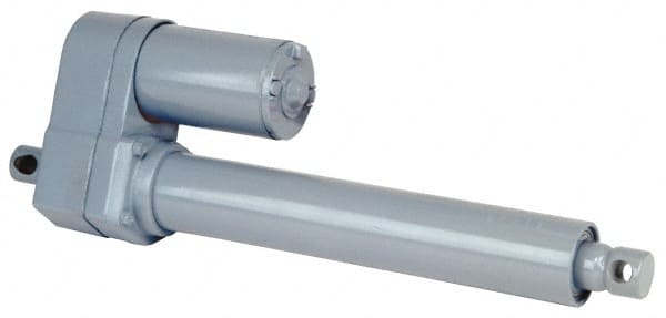 Duff-Norton - 12" Stroke Len, 27% Duty Cycle, 12 Volt, Linear Electromechanical Actuator with Slip Clutch - DC Input, 0.37" per Second, 500 Lb Capacity - Exact Tooling
