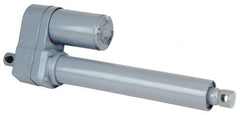 Duff-Norton - 4" Stroke Len, 27% Duty Cycle, 12 Volt, Linear Electromechanical Actuator with Slip Clutch - DC Input, 0.37" per Second, 500 Lb Capacity - Exact Tooling