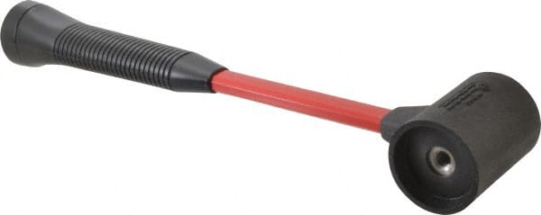 Proto - 1-1/2 Lb Head 2" Face Soft Face Hammer without Faces - 14" OAL, Fiberglass Handle - Exact Tooling