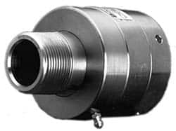 Duff-Norton - 3 NPT Right Hand Rotor Thread, 179" Body Length, Single Ball Bearing, High Pressure, Rotary Union - 80 Max RPM, 2,100 Max psi - Exact Tooling