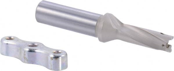 Iscar - 0.472 to 0.488" Diam, 3xD, 1.41" Max Depth, 5/8" Shank Diam, 3.95" OAL, Replaceable Tip Drill - IDI-SG, IDI-SK Insert, DCM Toolholder, Series ChamDrill - Exact Tooling