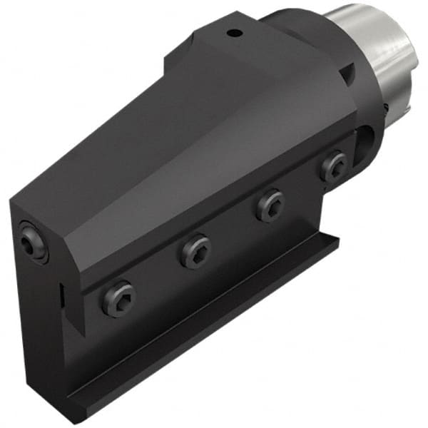 Iscar - 138mm Head Length, Modular Grooving Blade Holder Head - Left Hand Cut, System Size HSK A63WH, Through Coolant, Series ExchangeableHeads - Exact Tooling