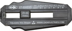 Jonard Tools - 30 to 20 AWG Capacity Precision Wire Stripper - ESD Safe Polycarbonate Handle - Exact Tooling