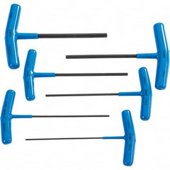 Proto - Hex Key Sets - 6PC 2-6MM T HNDL HEX KEY WRENCH SET - Exact Tooling