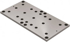 Jergens - 40" Long x 20" Wide Steel Fixture Plate - 1-1/4" Plate Thickness - Exact Tooling