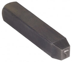 Made in USA - 3/16" Character Size, 7 Character, Heavy Duty Individual Steel Stamp - Steel, Number - Exact Tooling