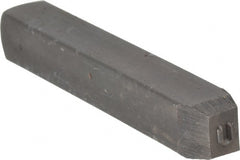 Made in USA - 1/8" Character Size, U Character, Heavy Duty Individual Steel Stamp - Steel, Letter - Exact Tooling