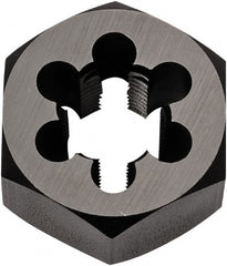 Union Butterfield - 11/16-16 UNS Thread, 1-7/16" Hex, Right Hand Thread, Hex Rethreading Die - Chromium Steel, 3/4" Thick, Series 2025 - Exact Tooling