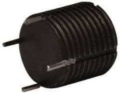 Recoil - M32x2.00 External, 32mm Insert Length, Solid Keylocking Thread Inserts - Carbon Steel, Zinc Phosphate Finish, Grade C1215 - Exact Tooling