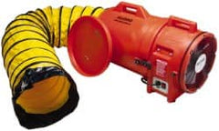 Allegro - 1,842 CFM, Electrical AC Axial Blower Kit - 1 HP, 200 Max Voltage Rating - Exact Tooling