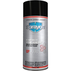 Krylon - 16.25 oz Aerosol White Spray Adhesive - High Tack, 170°F Heat Resistance, High Strength Bond, Flammable, Series SP9000 - Exact Tooling