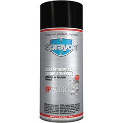 Krylon - 16.75 oz Aerosol White Spray Adhesive - High Tack, 350°F Heat Resistance, Low Strength Bond, Flammable, Series SP7000 - Exact Tooling