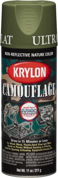 Krylon - Light Green, Flat, Direct to Plastic Spray Paint - Exact Tooling