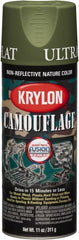 Krylon - Light Green, Flat, Direct to Plastic Spray Paint - Exact Tooling