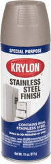 Krylon - Stainless Steel, Flat, Metallic Spray Paint - Exact Tooling
