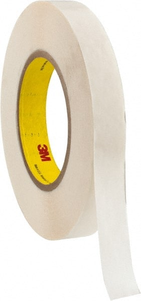 3M - 36 Yd Rubber Adhesive Double Sided Tape - 9 mil Thick, Polyethylene Film Liner - Exact Tooling