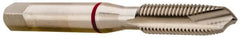 Accupro - M8x1.25, 3 Flute, Bright Finish, Vanadium High Speed Steel Spiral Point Tap - Plug Chamfer, Right Hand Thread, 69mm OAL, 22mm Thread Length, 8.077mm Shank Diam - Exact Tooling