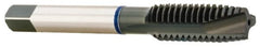 Accupro - #10-24, 3 Flute, Oxide Finish, Vanadium High Speed Steel Spiral Point Tap - Plug Chamfer, Right Hand Thread, 2-3/8" OAL, 16mm Thread Length, 4.928mm Shank Diam - Exact Tooling