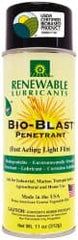 Renewable Lubricants - 11 oz Aerosol Thin Oily Film Penetrant/Lubricant - Light Golden, -22°F to 208°F - Exact Tooling