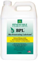 Renewable Lubricants - 1 Gal Bottle Thin Oily Film Penetrant/Lubricant - -22°F to 295°F - Exact Tooling