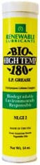 Renewable Lubricants - 14 oz Cartridge Biobased Extreme Pressure Grease - Green, Extreme Pressure & High Temperature, 285°F Max Temp, NLGIG 2, - Exact Tooling