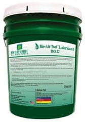 Renewable Lubricants - 5 Gal Pail, ISO 22, Air Tool Oil - -40°F to 420°, Series Bio-Air - Exact Tooling