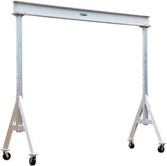 Vestil - 6,000 Lb Load Capacity, Aluminum Gantry Crane - 15' Span - Exact Tooling