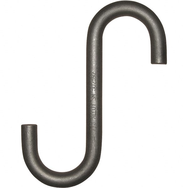 Peerless Chain - Trade Size 5/8", Alloy Steel Shot Blasted/Rust Inhibitor S-Hook - 1,225 Lb Capacity, 0.63" Wire, 7" OAL - Exact Tooling