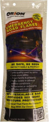 ORION Safety - 18 Piece, Road Flare Highway Safety Kit - Eighteen 15 Minute Flares - Exact Tooling