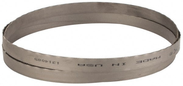 Lenox - 14 TPI, 7' 9-1/2" Long x 3/4" Wide x 0.035" Thick, Welded Band Saw Blade - Bi-Metal, Toothed Edge, Wavy Tooth Set, Flexible Back, Contour Cutting - Exact Tooling
