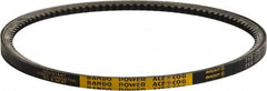 Bando - Section 5VX, 5/8" Wide, 106" Outside Length, V-Belt - Rubber Compound, Black, Narrow Cogged, No. 5VX1060 - Exact Tooling