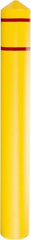 Eagle - 7-3/8" Wide x 7-3/8" Deep x 56" High, 6" Bumper Post Sleeve - Yellow, HDPE, 6 Lb, Smooth Surface - Exact Tooling