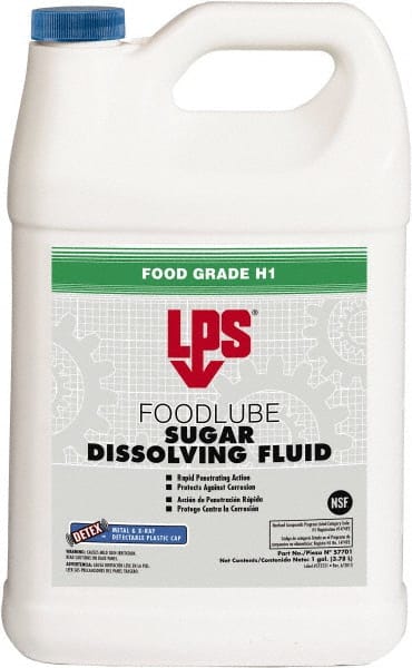 LPS - 1 Gal Jug Lubricant - Clear, 41°F to 203°F, Food Grade - Exact Tooling