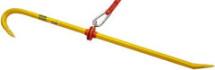Stanley - 30" OAL Tethered Wrecking Bar - 3/4" Wide, Steel - Exact Tooling