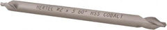 Hertel - #2 Plain Cut 60° Incl Angle Cobalt Combo Drill & Countersink - Exact Tooling