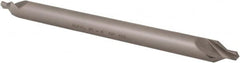 Hertel - #5 Plain Cut 60° Incl Angle High Speed Steel Combo Drill & Countersink - Exact Tooling