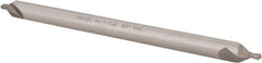 Hertel - #4-1/2 Plain Cut 60° Incl Angle High Speed Steel Combo Drill & Countersink - Exact Tooling
