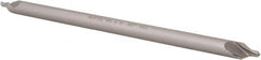 Hertel - #4 Plain Cut 60° Incl Angle High Speed Steel Combo Drill & Countersink - Exact Tooling